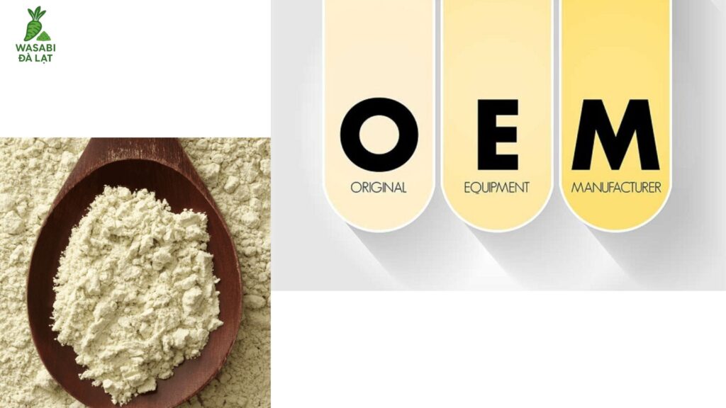 gia công bột wasabi
